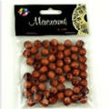 Macramé Beads, Multi-Colored Barrel Shaped 40g