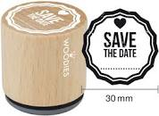Woodies stamp Save the date