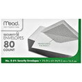 Mead Security Envelopes 80 ct