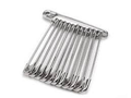 Pins - Safety - Asst. - 50/Chain-pk