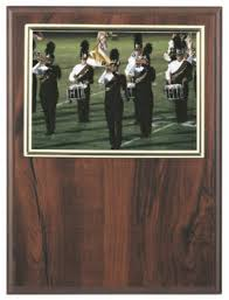 9 x 12 Value Cherry Finish Slide-in Photo Frame Plaque w/ 5 x 7 Window