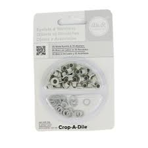 WR 3/16 Eyelet and Washer -Whi