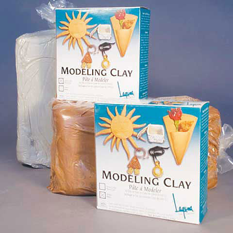 Laguna Modeling Clays, Red, 25 lbs. - Bag