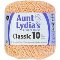 Aunt Lydia's Classic Cotton Crochet Thread Size 10 MAIZE