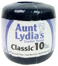 Aunt Lydia's Classic Cotton Crochet Thread Size 10 NAVY