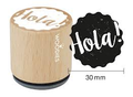 Woodies stamp Hola!