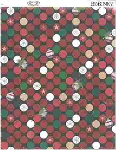 patterned paper - bb - joyful christmas - cheer