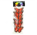 Touch of Nature 3.25” Natural Orange Monarch Butterfly on clip, 6pc