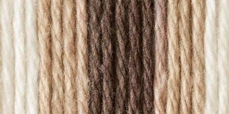 Lily Sugar'n Cream Yarn - Cones-Chocolate Ombre
