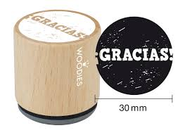 Woodies stamp GRACIAS!