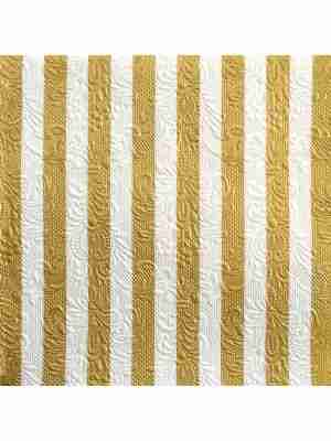 Napkin 33 Elegance Stripes Gold FSC Mix 20 PC