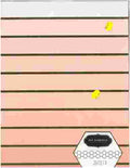 Diy Home Specialty Cardstock 12"x12"-pink Ombre W/gold Foil Stripes