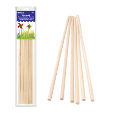 Wooden Dowel 3/8 6 PK