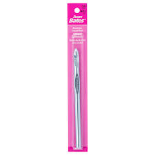 Susan Bates Silvalume Aluminum Crochet Hook 5.5"-Size M13/9mm