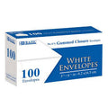 BAZIC White Envelope #6  3 5/8 x 6.5" Envelopes, 100 pcs