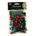 Macramé Beads,  Light Brown Round 30g