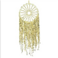29” Hanging Macramé Ring with Braided sun