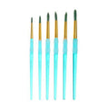 Hello Artist Short Handle Watercolor Brushes, Set of 6