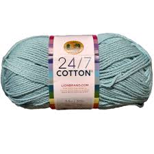 Lion Brand 24/7 Cotton Yarn SUCCULENT