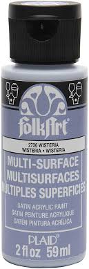 Folkart Acrylic Paint MULTI-SURFACE WISTERIA 2 OZ.