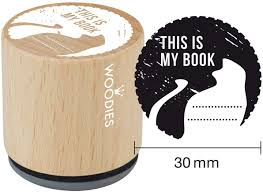 Woodies stamp This is my book