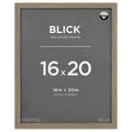 Blick Bellevue Frame - Grey Woodgrain, 16" x 20"