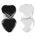 2 PC 7X7X3.5CM HEART TIN BOX (W/B)