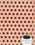 Cottage Living Gold Foil Accent Cardstock 12"x12"-pink With Gold Foil Dots