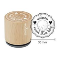 Woodies stamp welcome sweet little baby