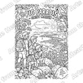 Pic Paradis Pre-Drawn Sip & Paint Canvas, Letter Size – Arts from the Heart SXM