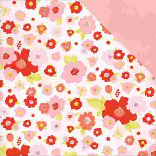 Dear Lizzy Fine & Dandy Double-sided Cardstock 12"x12"-peonies