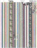 patterned paper - bb - christmas treasures - 12 x 12 - tinsel
