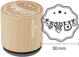 Woodies stamp Clothes line *