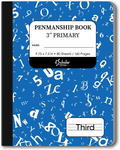Penmnshp Comp 3rd Grade Blue 9.75"x7.75" 80SHT