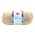 Lion Brand 24/7 Cotton Yarn-Ecru