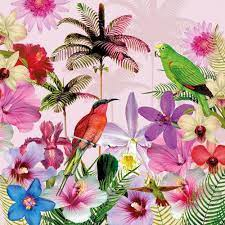 Napkin 33 Tropical FSC Mix 20 PC