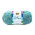 Lion Brand 24/7 Cotton Yarn-Aqua