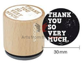 Woodies stamp Thank you very much