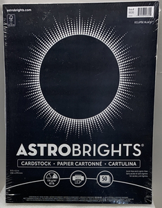 Astrobright Eclipse Blk 8.5x11 50 PACK