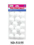 Polyfoam Balls 15 Pcs