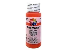 Ceramcoat Acrylic Paint TANGERINE 2oz