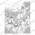Sermon on the Mount Pre-Drawn Sip & Paint Canvas, 8x10 – Arts from the Heart SXM