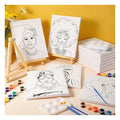Stretched Pre Drawn / Sip and Paint Canvas Art, 1pc – Arts from the Heart SXM