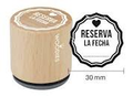 Woodies stamp Reserva la fecha