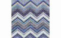 Napkin 33 Textured Chevron Blue FSC Mix 20 PC