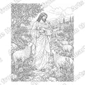The Good Shepherd Pre-Drawn Sip & Paint Canvas, 8x10 – Arts from the Heart SXM