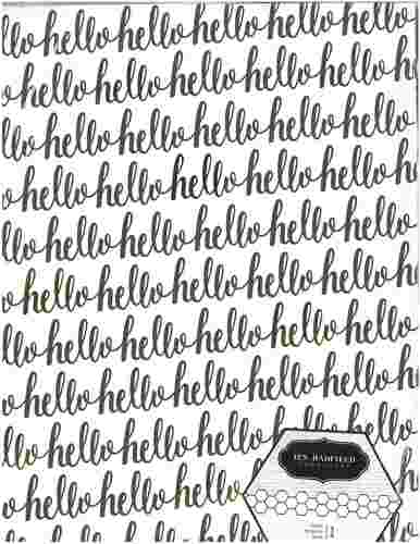 Cottage Living Gold Foil Accent Cardstock 12"x12"-hello