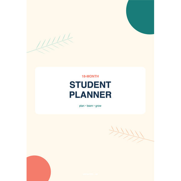 Tropical 18-Month Student Planner A5 – Arts from the Heart SXM
