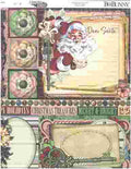 patterned paper - bb - christmas treasures - 12 x 12 - dear santa
