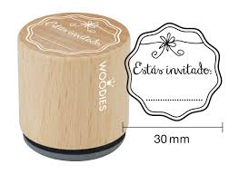 Woodies stamp Est√°s invitado